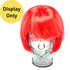 Purple Short Bob Wig With Fringe