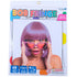 Pink Short Bob Wig With Fringe
