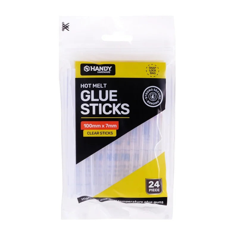 Hot Glue Gun Melt Glue Sticks 24pcs 100mm x 7mm (Suitable with 10W Glue Gun)