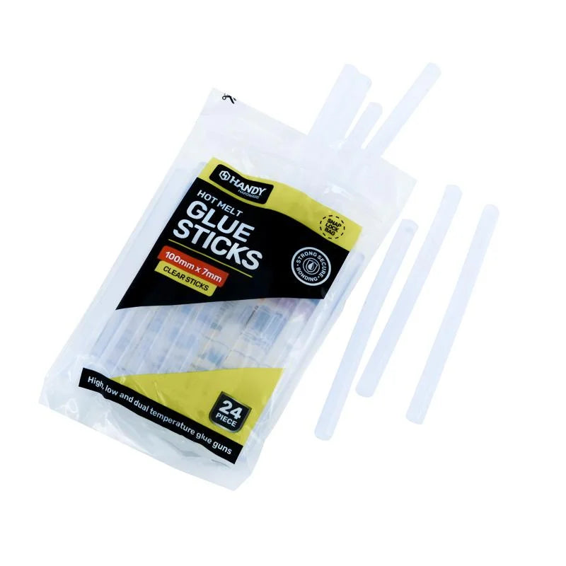 Hot Glue Gun Melt Glue Sticks 24pcs 100mm x 7mm (Suitable with 10W Glue Gun)