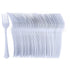 White Premium Plastic Forks 48pcs Reusable