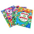 4 Colouring & Activity Books 270mm x 195mm 48 - Page Assorted Designs - Party Owls