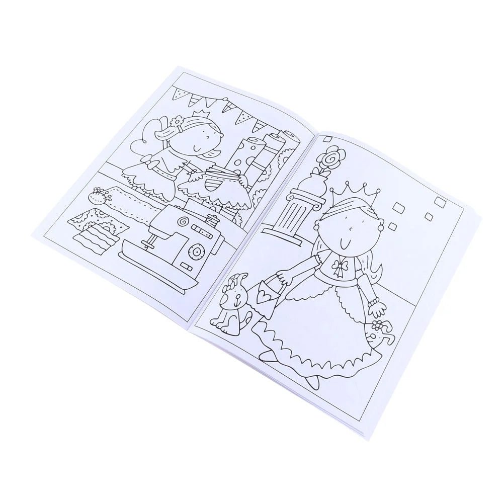 4 Colouring & Activity Books 270mm x 195mm 48 - Page Assorted Designs - Party Owls