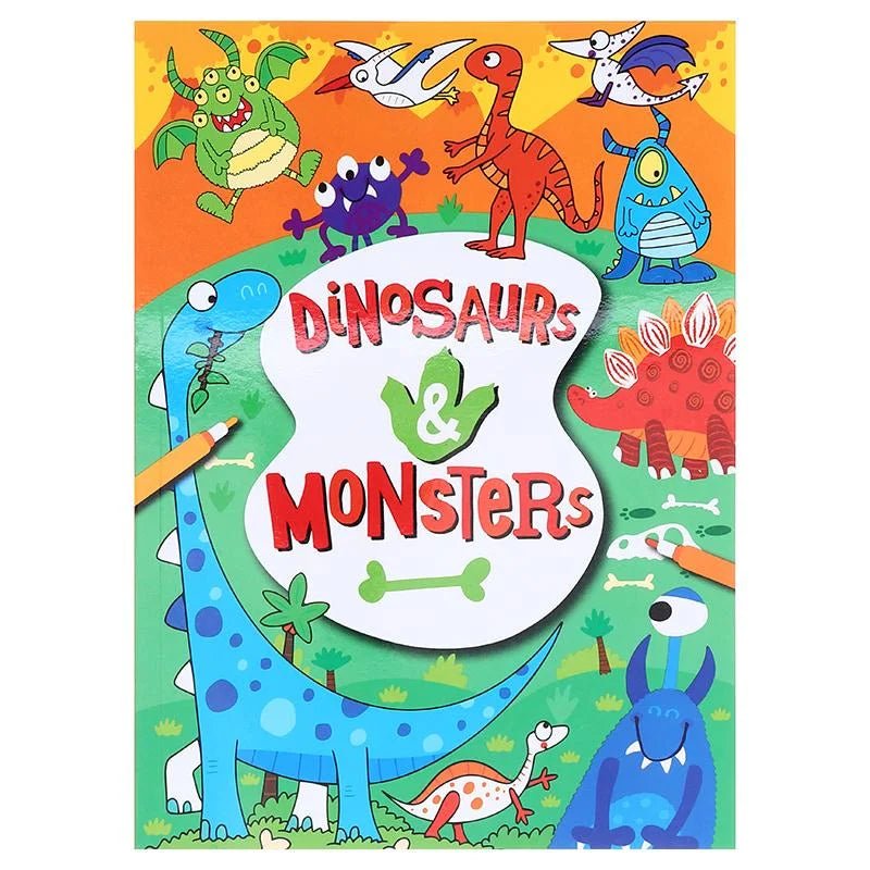 4 Colouring & Activity Books 270mm x 195mm 48 - Page Assorted Designs - Party Owls