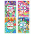 4 Colouring & Activity Books 270mm x 195mm 48 - Page Assorted Designs - Party Owls