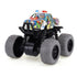 4 Friction Monster Trucks 4WD 8.5 x 8 x 7.5cm White Black Blue Grey - Party Owls