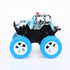 4 Friction Monster Trucks 4WD 8.5 x 8 x 7.5cm White Black Blue Grey - Party Owls