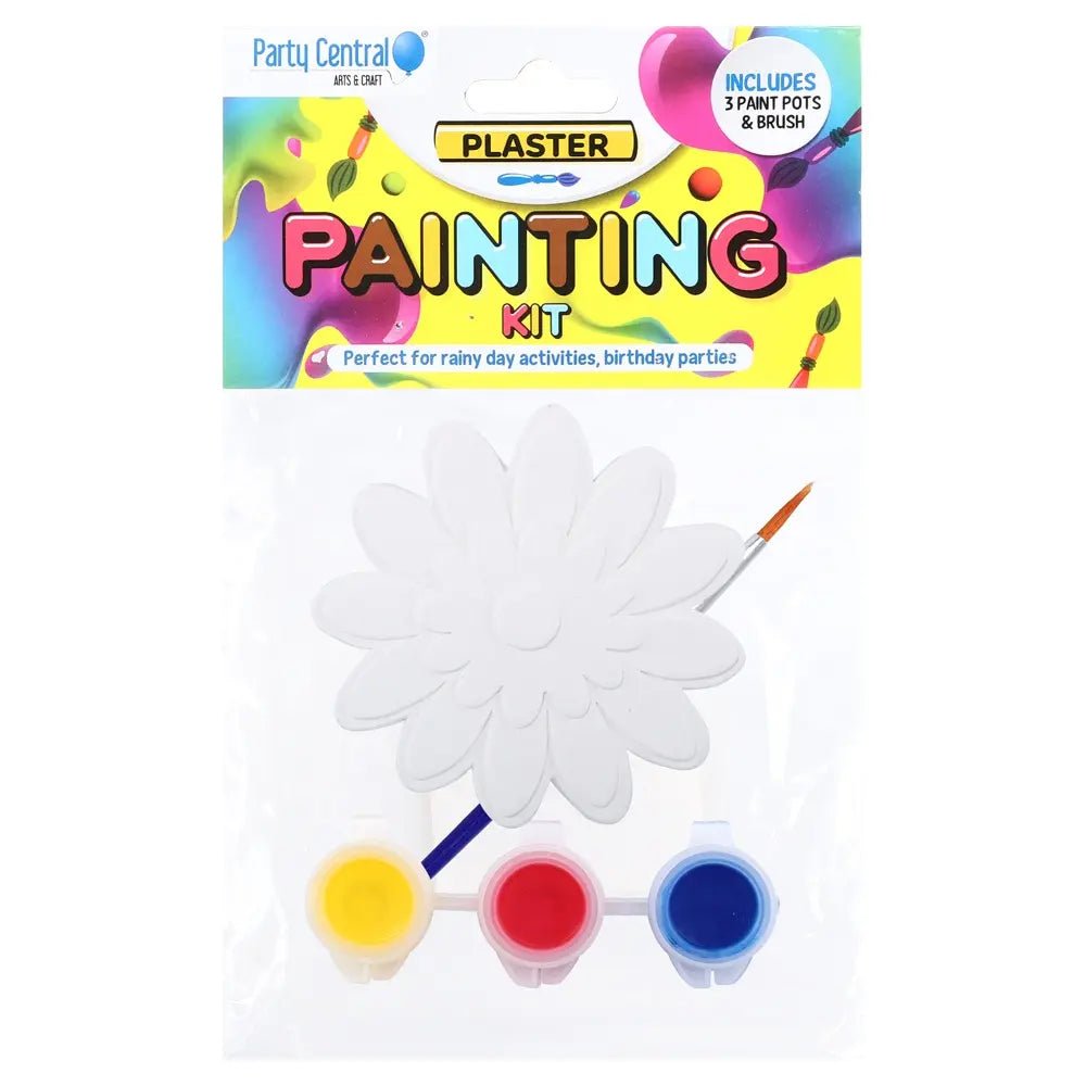4 Plaster Painting Kits Assorted Shapes - Party Owls