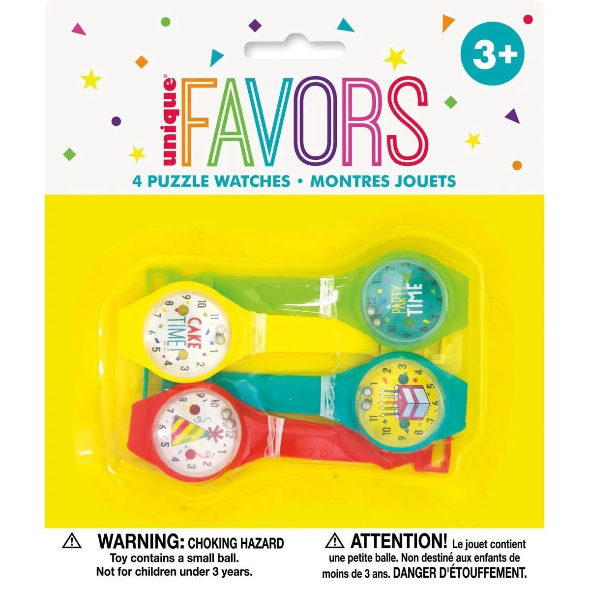 4 Puzzle Watches Party Favours - Party Owls