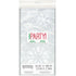 Clear Frozen Snowflakes Plastic Table Cover 137cm x 274cm