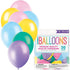 Premium Pastel Latex Balloons 30cm (12") 50pcs Assorted Bulk Pack
