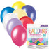 Premium Pearl Assorted Latex Balloons 30cm (12") 50pcs Bulk Pack