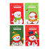 6 Mini Christmas Notebooks 16 - Page 7cm x 10.5cm (Assorted) - Party Owls