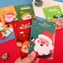 6 Mini Christmas Notebooks 16 - Page 7cm x 10.5cm (Assorted) - Party Owls