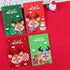 6 Mini Christmas Notebooks 16 - Page 7cm x 10.5cm (Assorted) - Party Owls