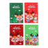 6 Mini Christmas Notebooks 16 - Page 7cm x 10.5cm (Assorted) - Party Owls