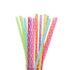 Reusable Short Plastic Drinking Straws 14cm 24pcs With Cleaning Brush