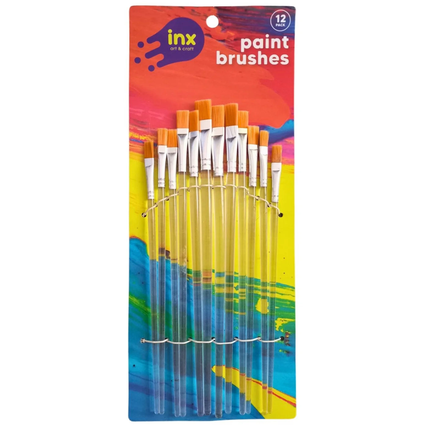 Artist Paint Brushes 12pcs Assorted Sizes