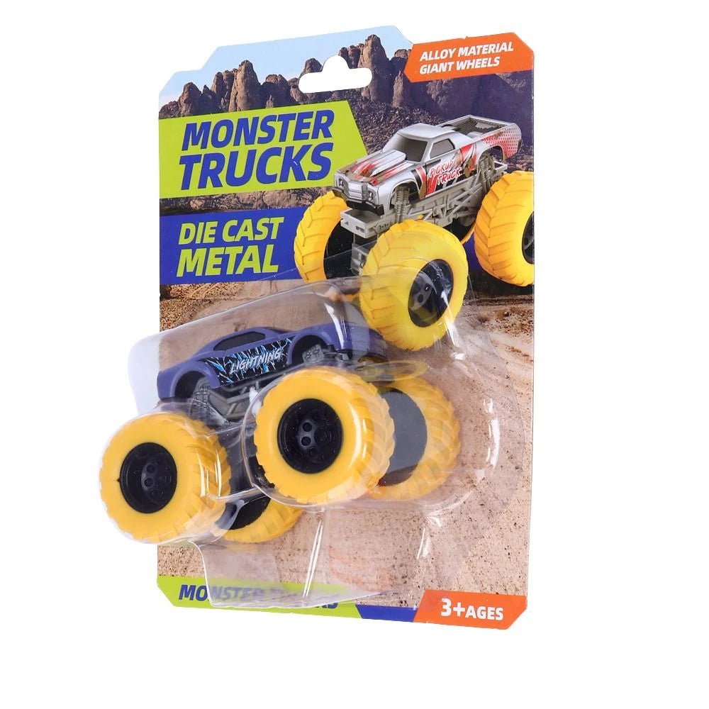 8 Monster Trucks 10 x 6.5 x 6cm Die Cast Metal - Party Owls