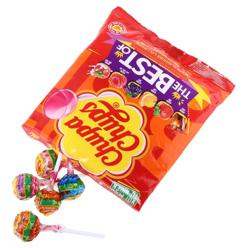 Chupa Chups Lollipop Classic 93g Bag 10pcs Assorted Flavours