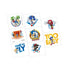 Sonic The Hedgehog Temporary Tattoos 8pcs