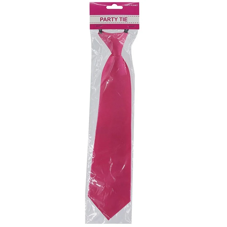 Pink Satin Party Tie