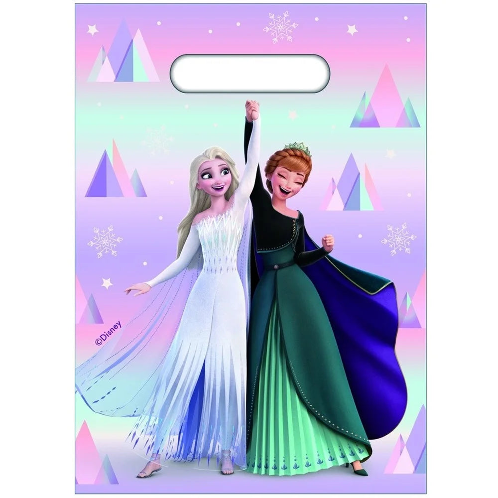 Frozen Plastic Party Bags 8pcs