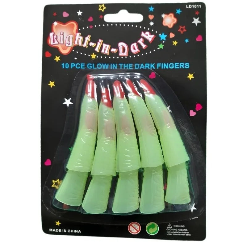 Glow In The Dark Wicked Long Witch Nails