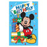 Mickey Mouse Birthday Card 11.5cm x 18cm With Red Envelope
