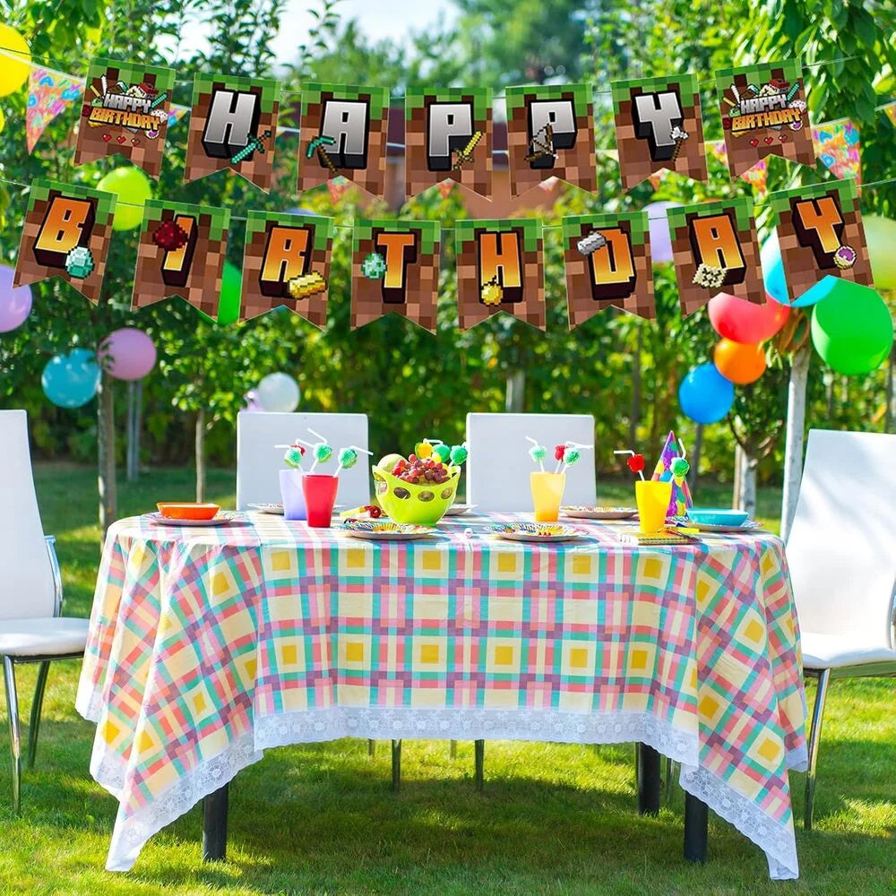 TNT Happy Birthday Bunting Flags 15pcs