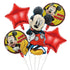 Boy Cartoon Mouse Balloon Bouquet 5pcs