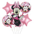 Girl Cartoon Mouse Balloon Bouquet 5pcs
