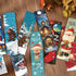 24 Christmas Bookmarks 3.9cm x 15cm (Assorted)