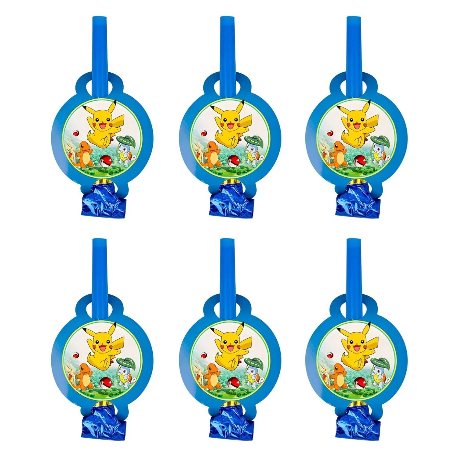 Pocket Monsters Blowouts 6pcs Party Favours