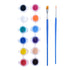 Acrylic Paint Set 12pcs With 2 Brushes - Party Owls