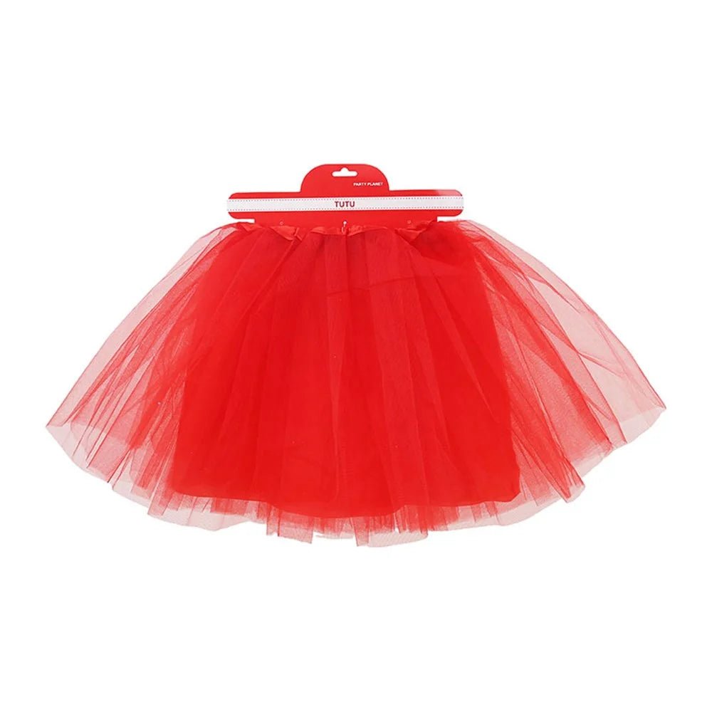 Adult Red Tutu - Medium Size - Party Owls