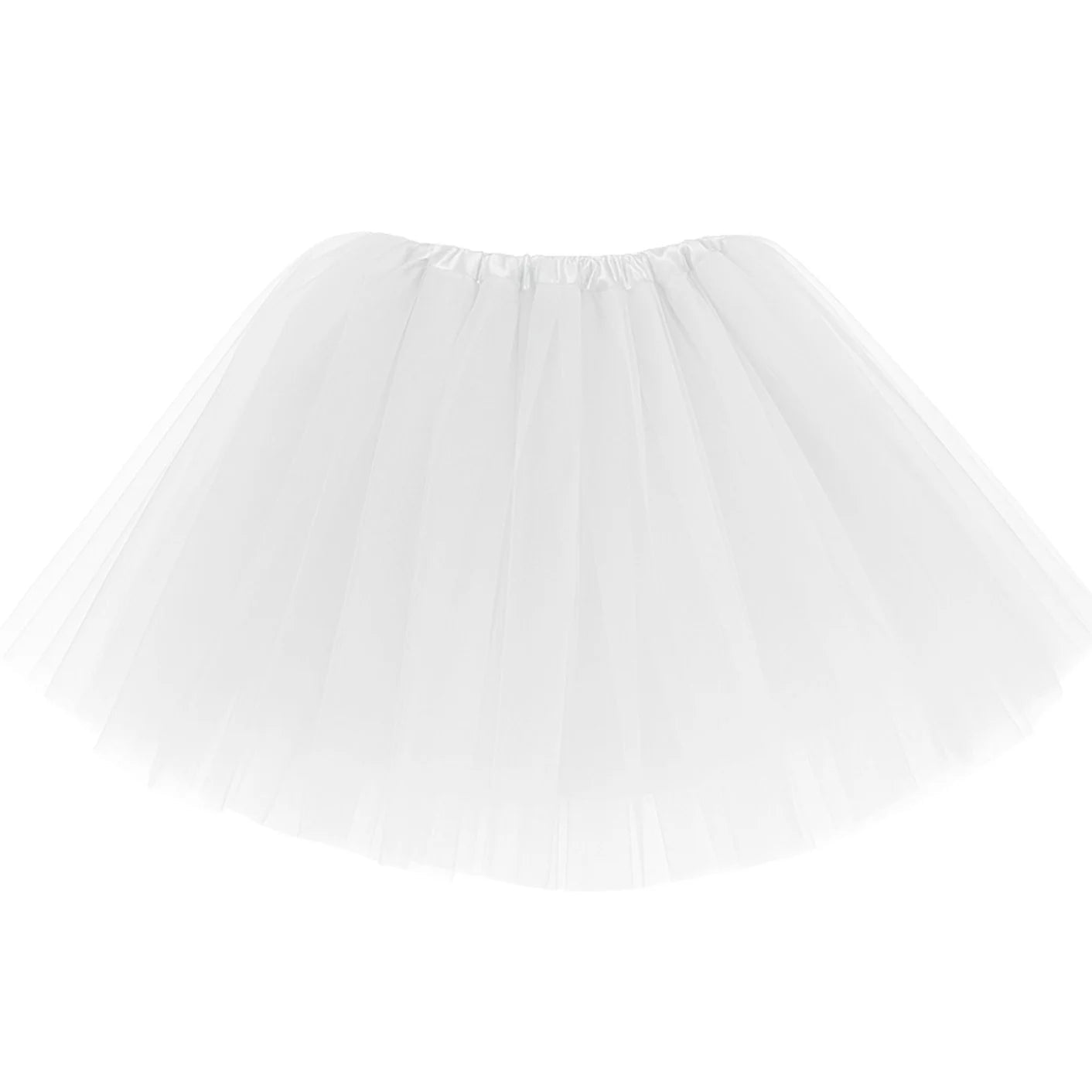 Adult White Tutu - Medium Size - Party Owls