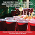 American Style Large Red Plastic Party Cups 450ml 10pcs - Party Owls