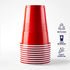 American Style Large Red Plastic Party Cups 450ml 10pcs - Party Owls