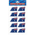 Australian Fake Tattoos Assorted (1 Sheet) Australia Day - Party Owls
