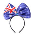 Australian Flag Bow Headband Australia Day Aussie - Party Owls