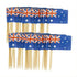 Australian Flag Toothpicks 50pcs Australia Day Picks - Party Owls