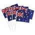 Australian Hand Flags 8pcs 21cm x 14cm - Party Owls