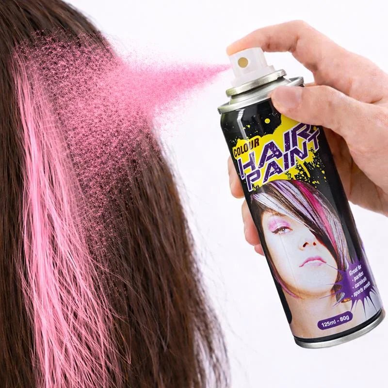 Baby Pink Colour Hair Spray 125ml Temporary Coloured Hairspray - Party Owls