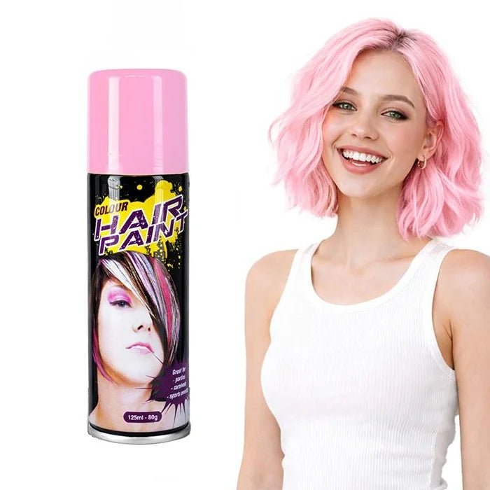Baby Pink Colour Hair Spray 125ml Temporary Coloured Hairspray - Party Owls