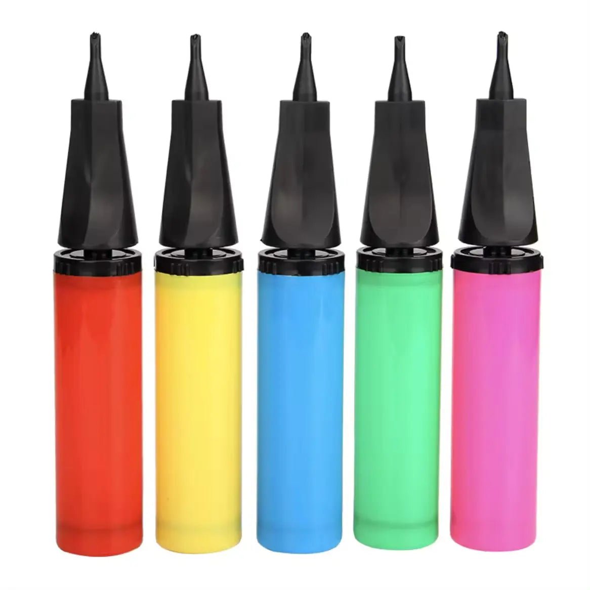 Balloon Pump 1pk Assorted Colours - Party Owls