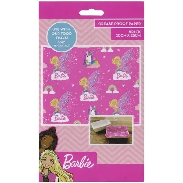 Barbie Grease Proof Papers 8pk - Party Owls