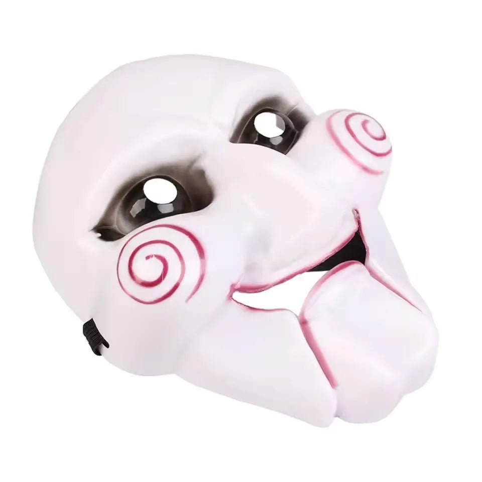 Billy The Puppet Horror Mask Saw Movie Halloween Accessories - Party Owls