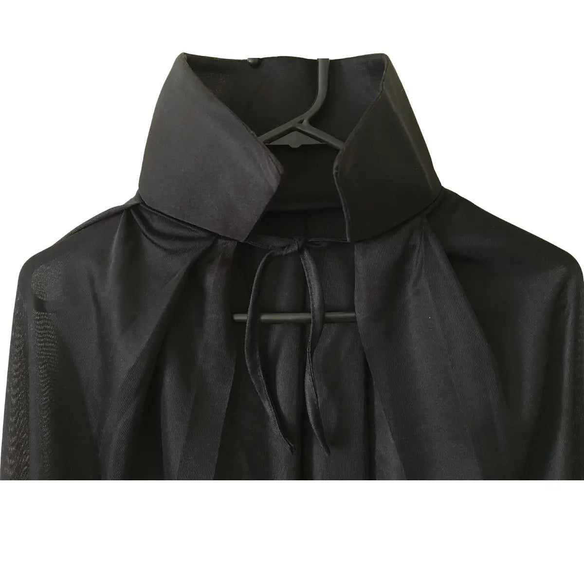 Black Cape 120cm Single Layer Halloween Costume - Party Owls