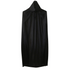 Black Cape 120cm Single Layer Halloween Costume - Party Owls